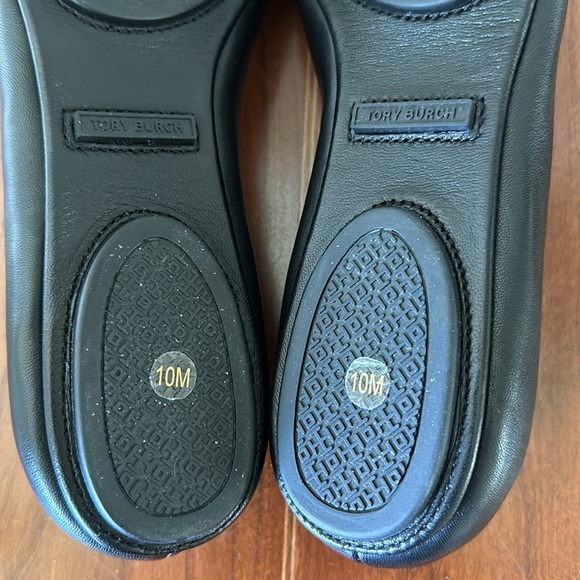 Tory Burch Minnie Travel Flat Black Size 10 New! - Picture 5 of 9